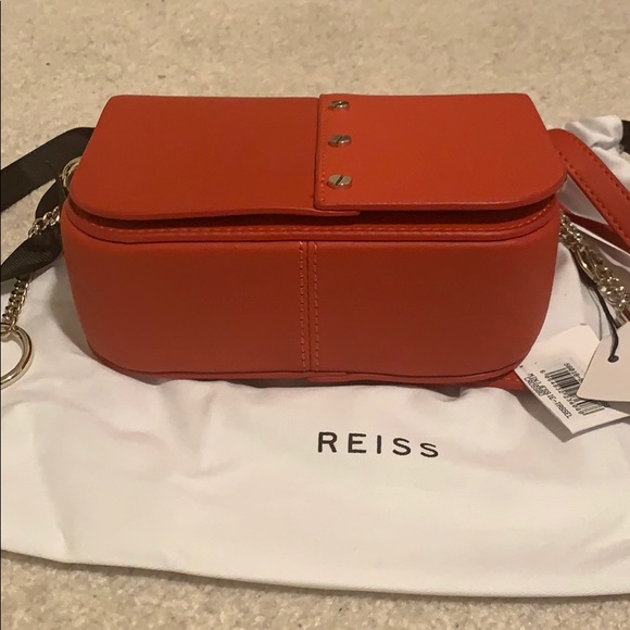 Reiss Mini Jessie Tassel Leather Crossbody Bag - Picture 4 of 4
